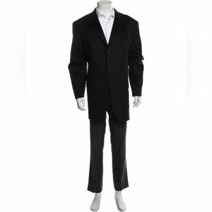 BURBERRY 100% CASHMERE MEN'S BLAZER JACKET OVERCOAT